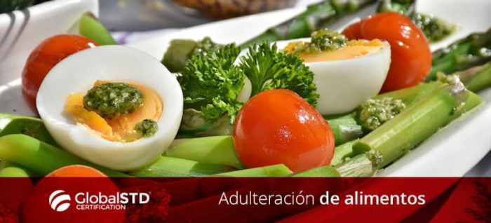 Alimento alterado adulterado falsificado fraude contaminado